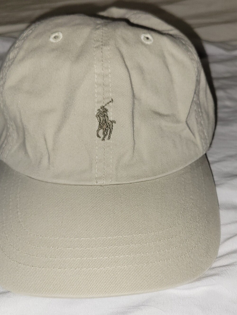 Nwt Vintage Ralph Lauren Polo Beige/kaki Baseball Cap